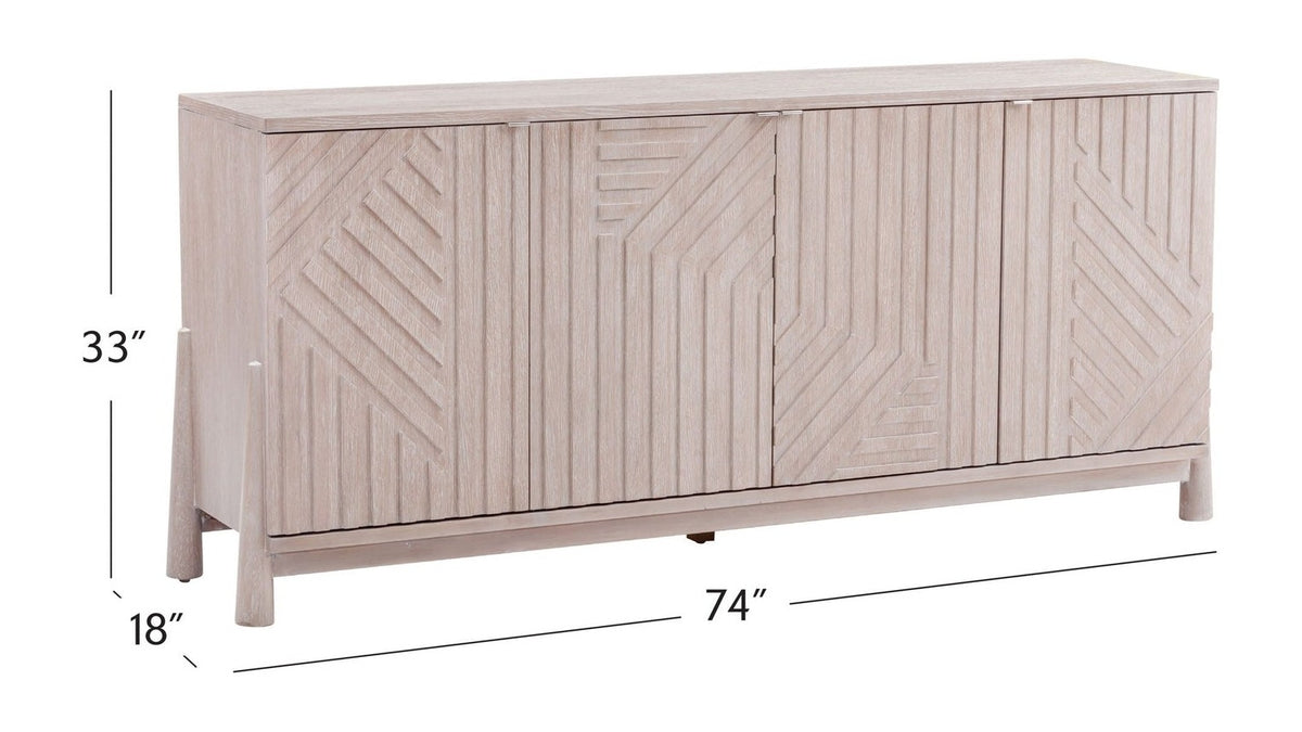 Horizons - Server - Cerused White Oak