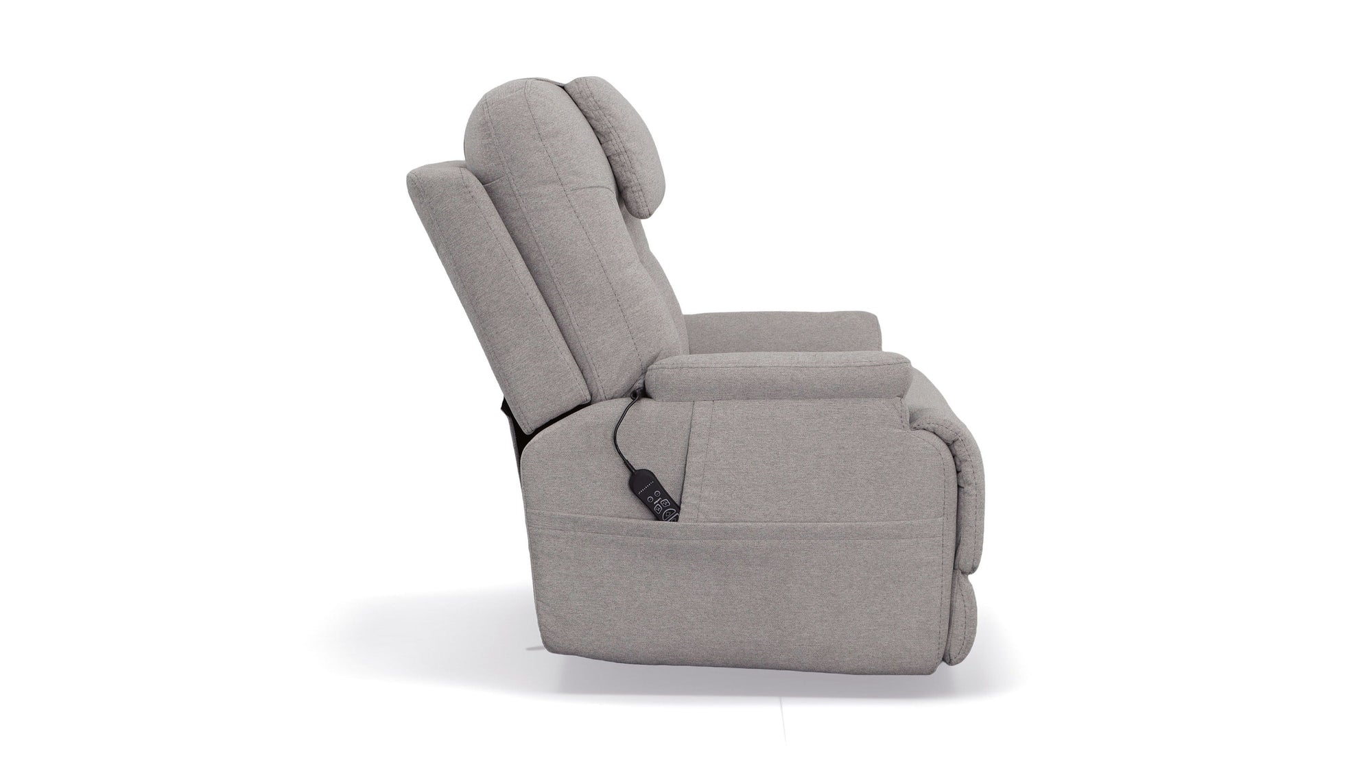 Zecliner Model 2+ - Power Lift Recliner With Power Headrest, Lumbar, Heat &amp; Massage
