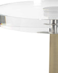 Groove - Crystal Drink Table - Gold