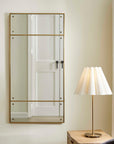 Wrenton - Rectangular Mirror - Brass