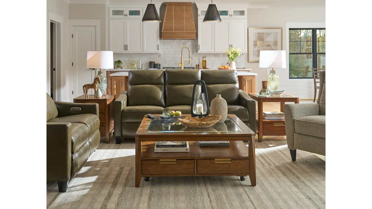 Quinault Power Reclining Sofa w/ Headrest