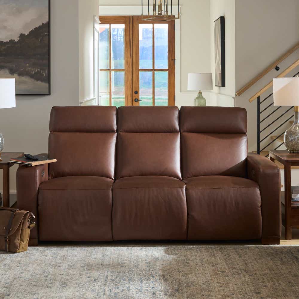 Acadia Power Reclining Sofa w/ Headrest