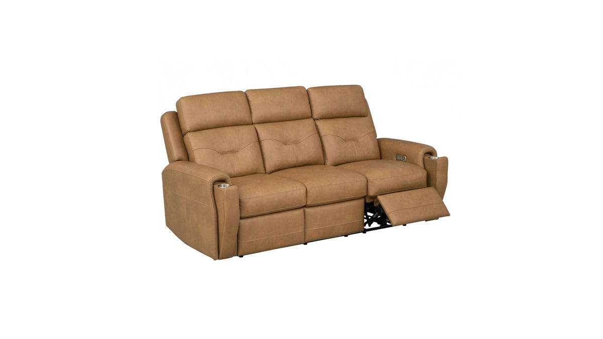 Felix - Power Reclining Sofa With Power Headrest, Lumbar, Heat &amp; Massage