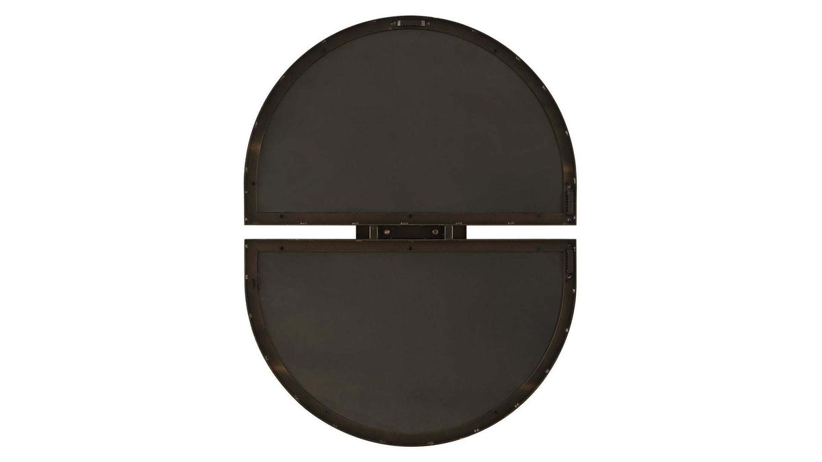 Encase - Modern Oval Mirror - White