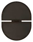 Encase - Modern Oval Mirror - White