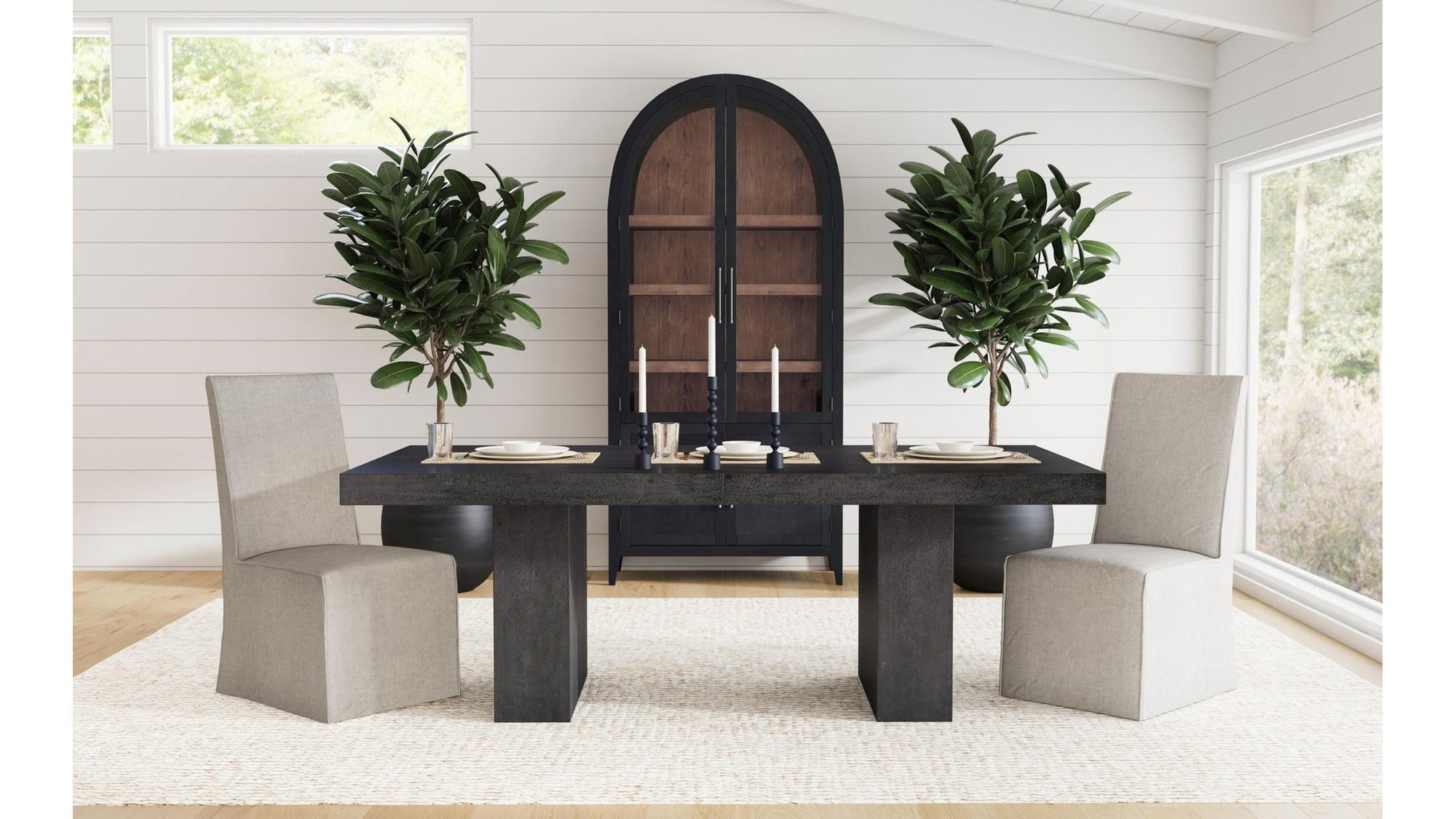 Fynn - Display Cabinet - Black