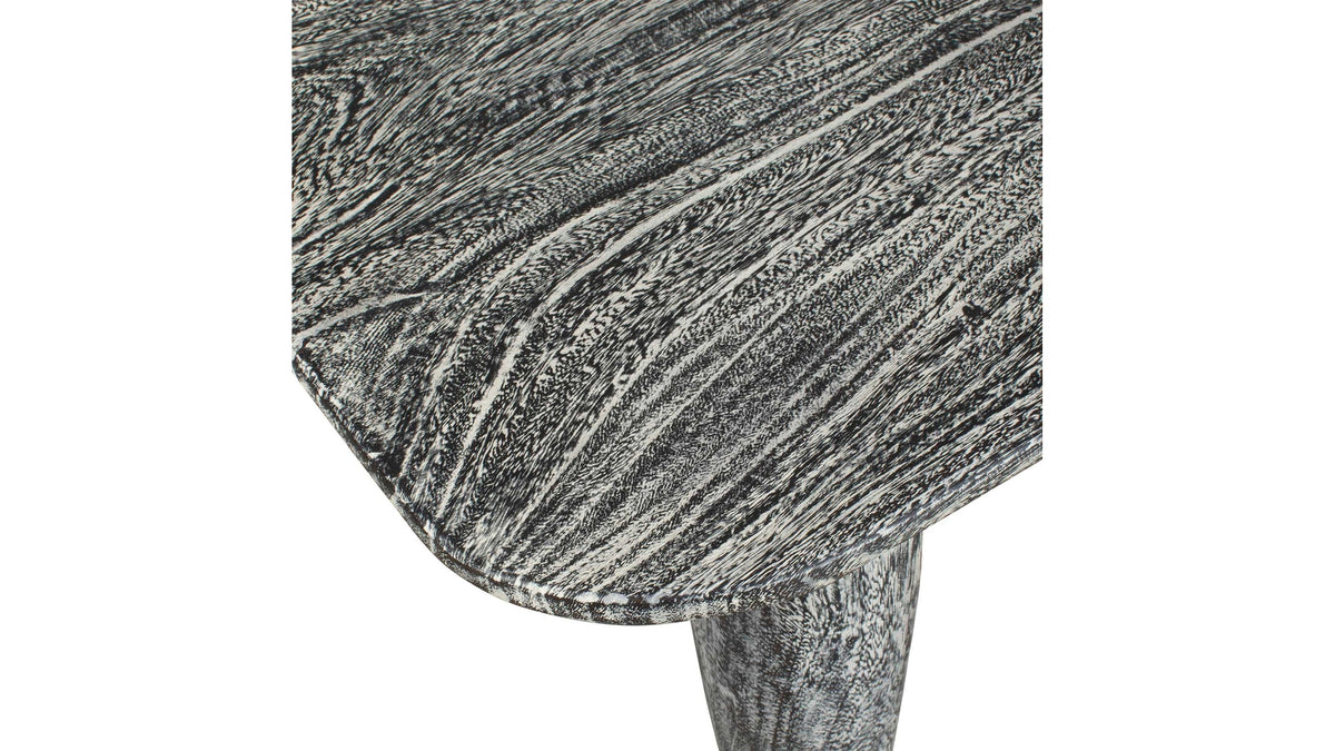 Fade To Black - Wood Bench - Black / White
