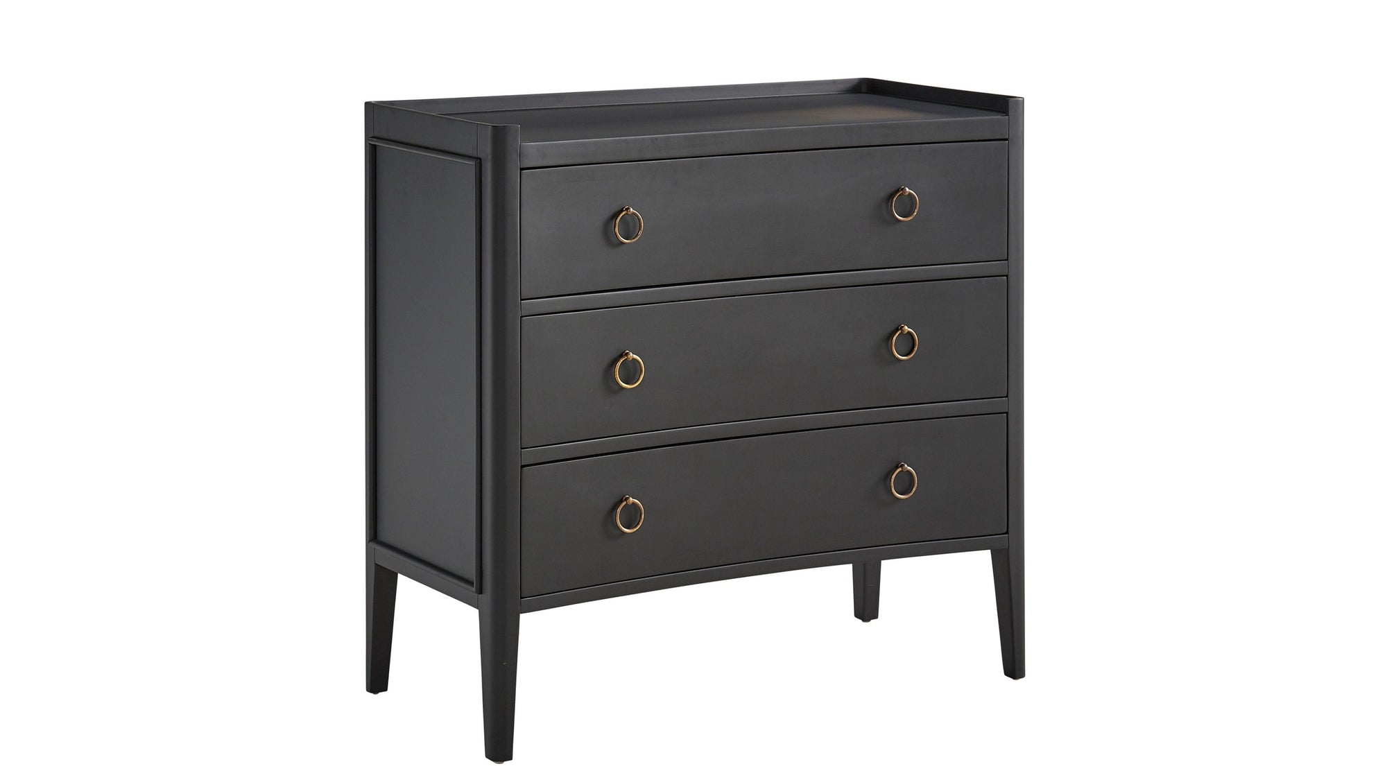 Tiffany - 3-Drawer Chest - Black