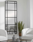 Atticus - Large Rectangular Mirror - Black