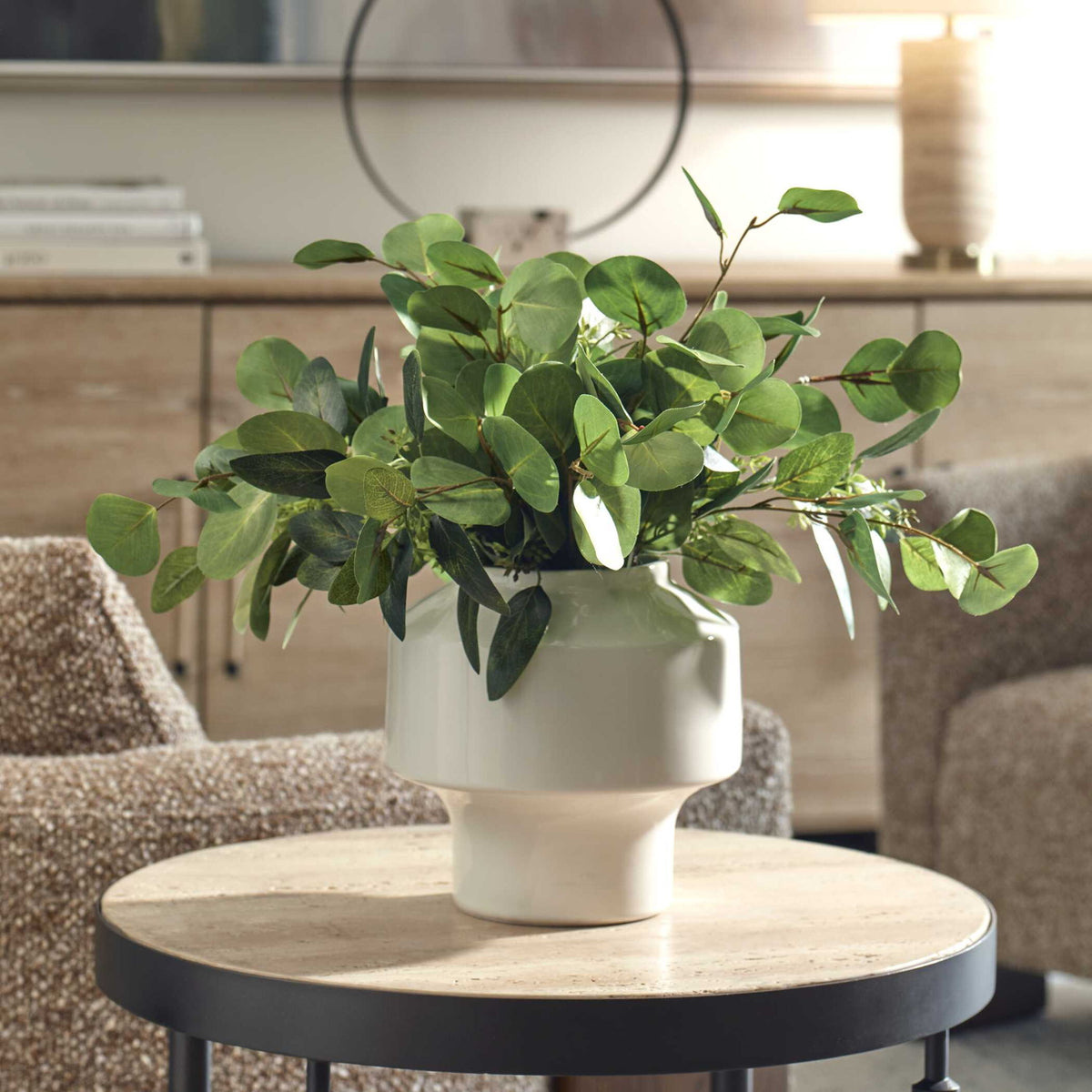 Essence Eucalyptus - Accent &amp; Vase - Green / White