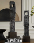 Cipher - Wood Totems (Set of 2) - Black