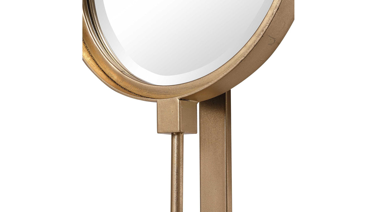 Button - Mirror - Gold
