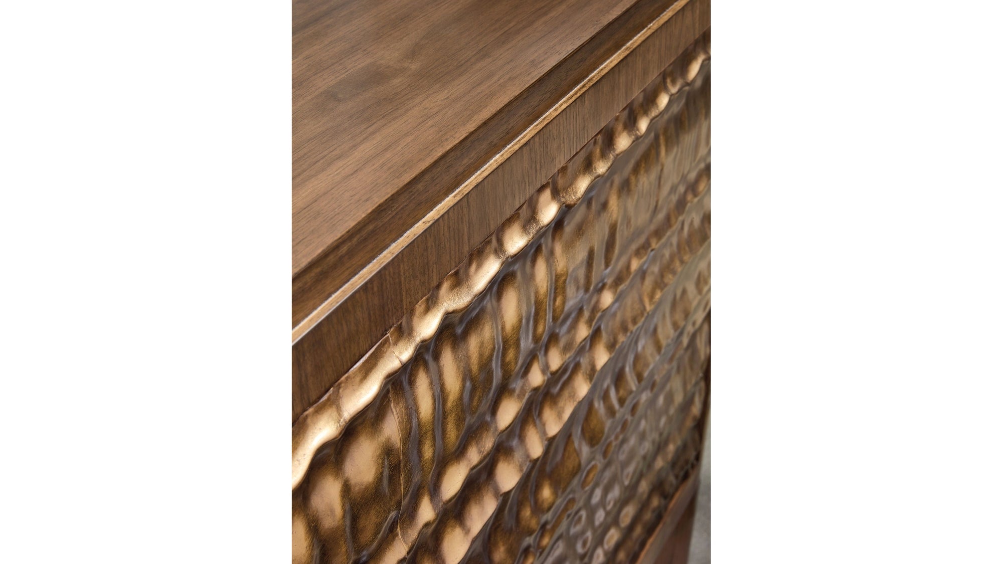 Eleana - Two Door Chest - Medium Wood