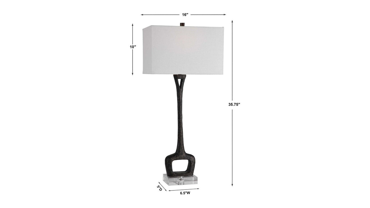 Darbie - Iron Table Lamp - Black