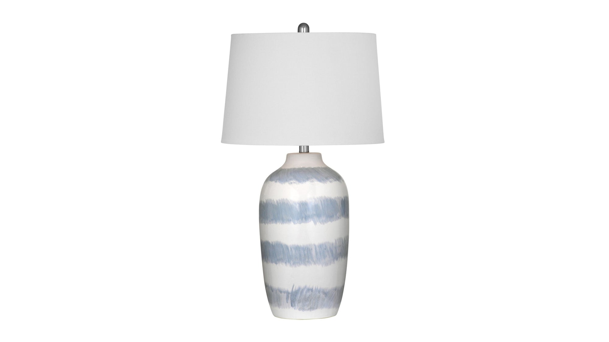 Harper - Table Lamp - White / Blue