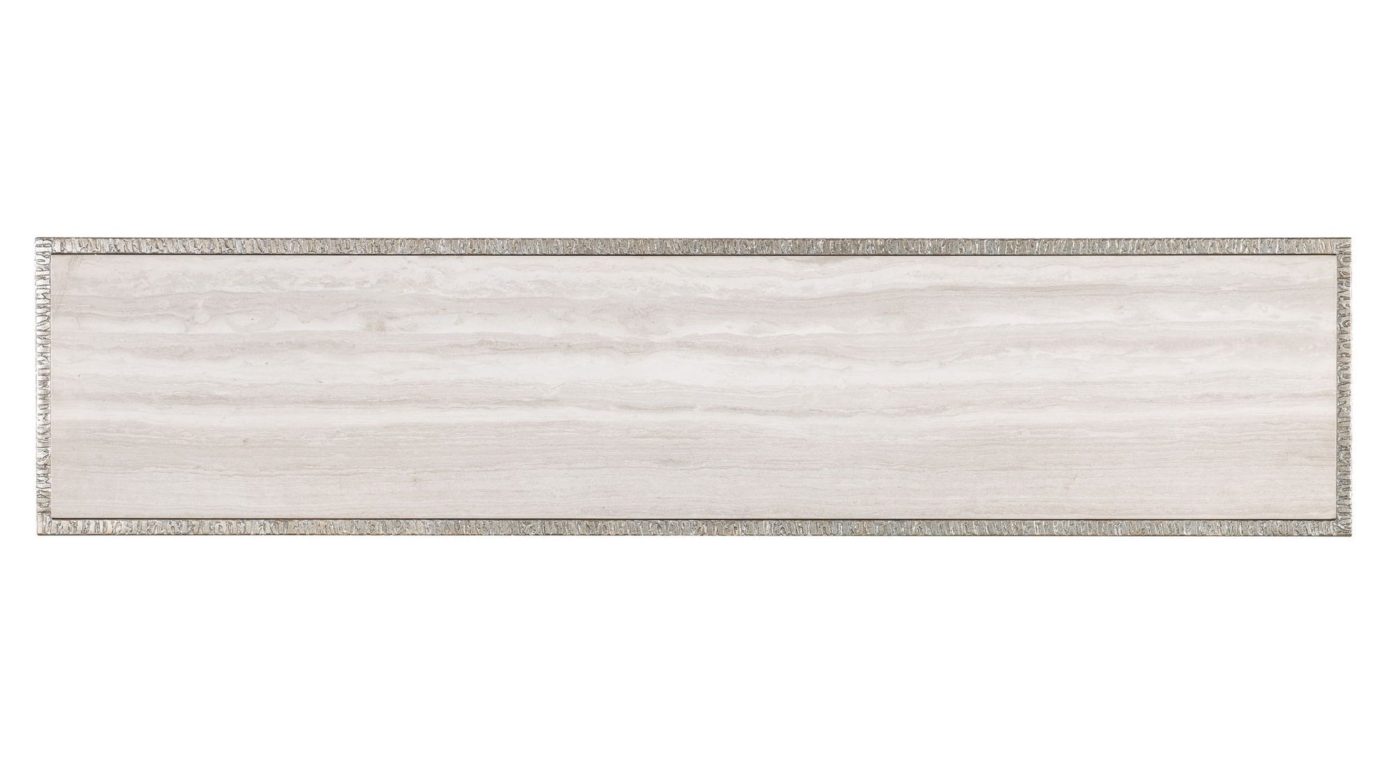 Melange - Sabre Console Table - Pearl Silver