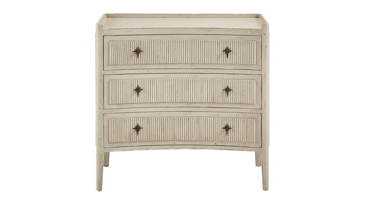 Reeded - Chest Of Drawers - Beige