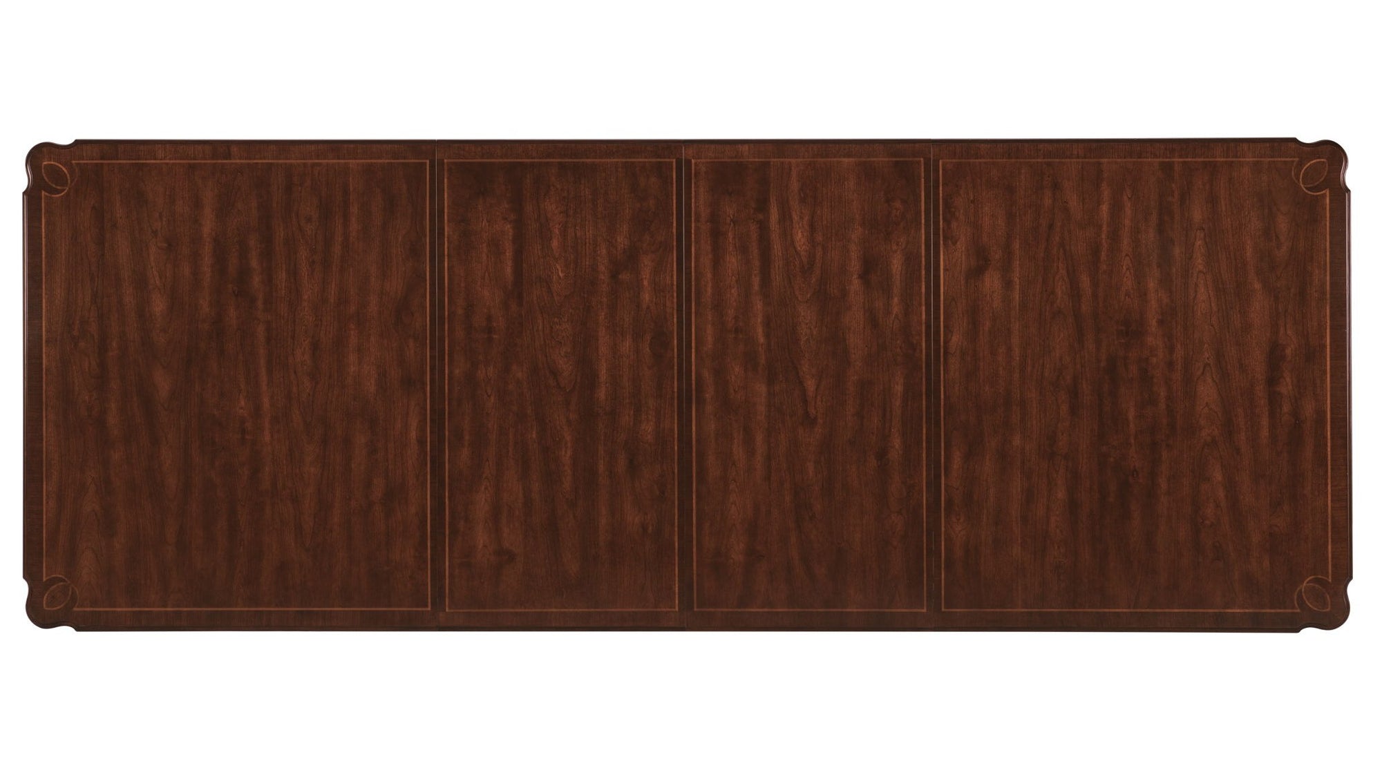 Charleston - Rectangle Leg Dining Table With 2-22" leaves - Dark Brown