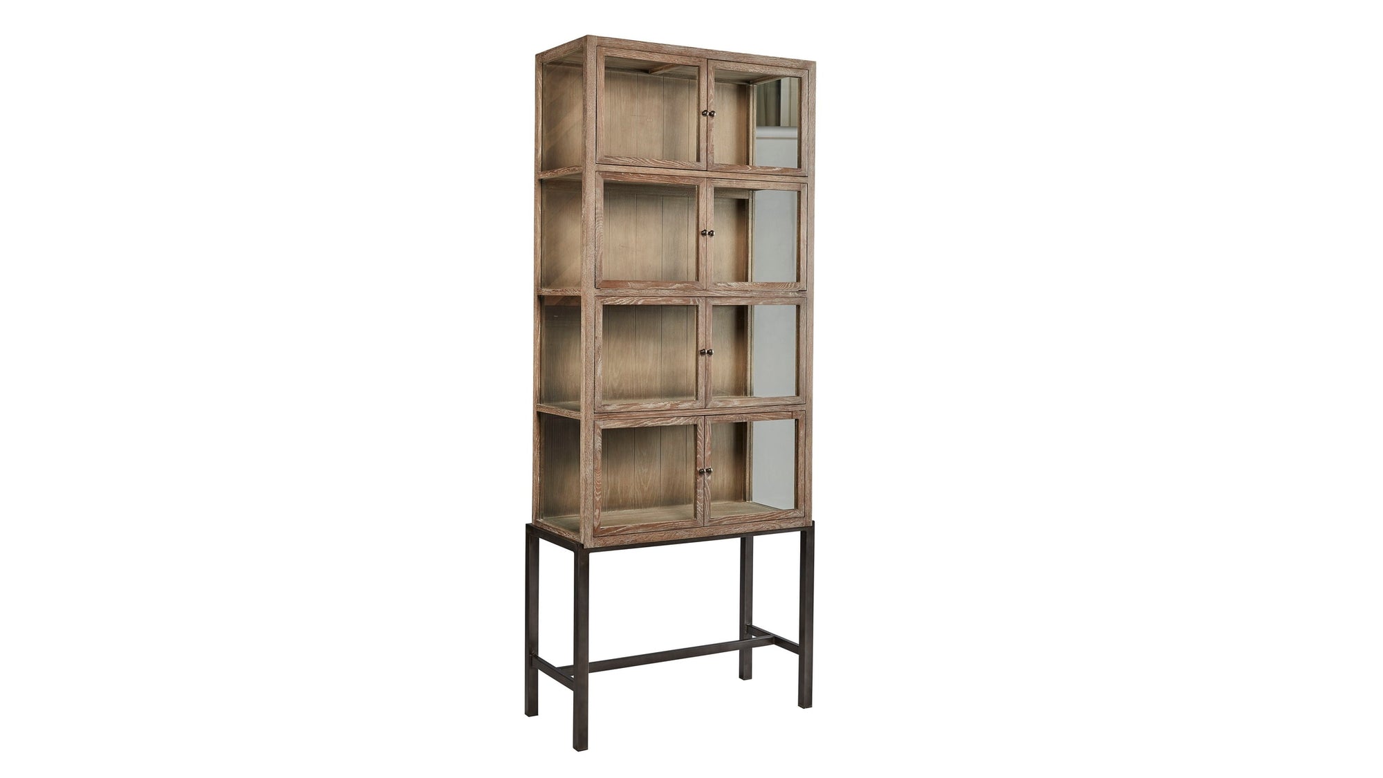 Veso - Display Cabinet - Light Brown