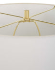 Wrenley - Ridged Table Lamp - White