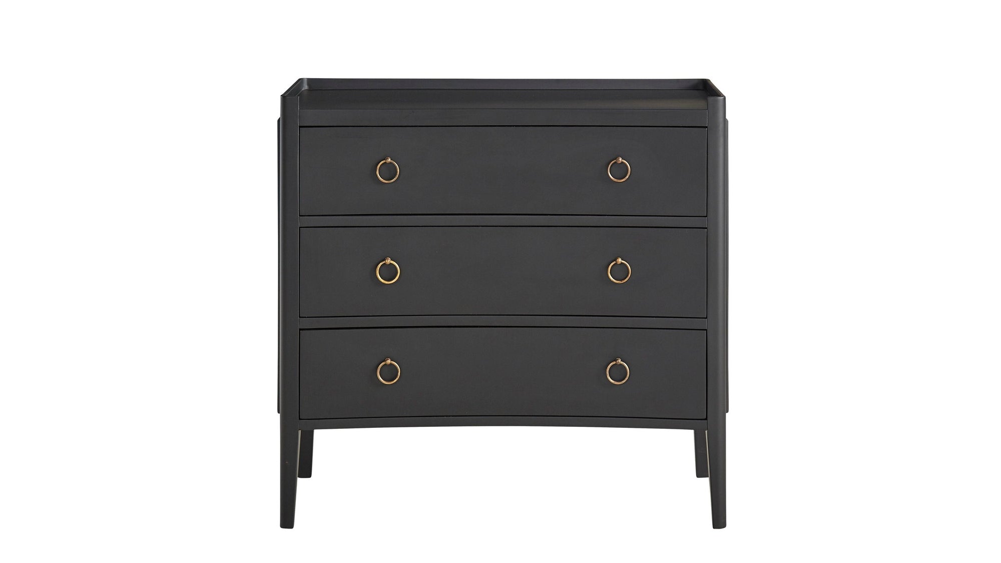 Tiffany - 3-Drawer Chest - Black