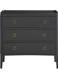 Tiffany - 3-Drawer Chest - Black