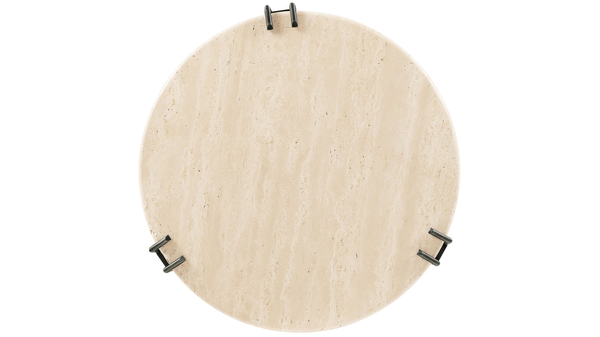 Driftwood - Metal Spot Table - Beige / Gray