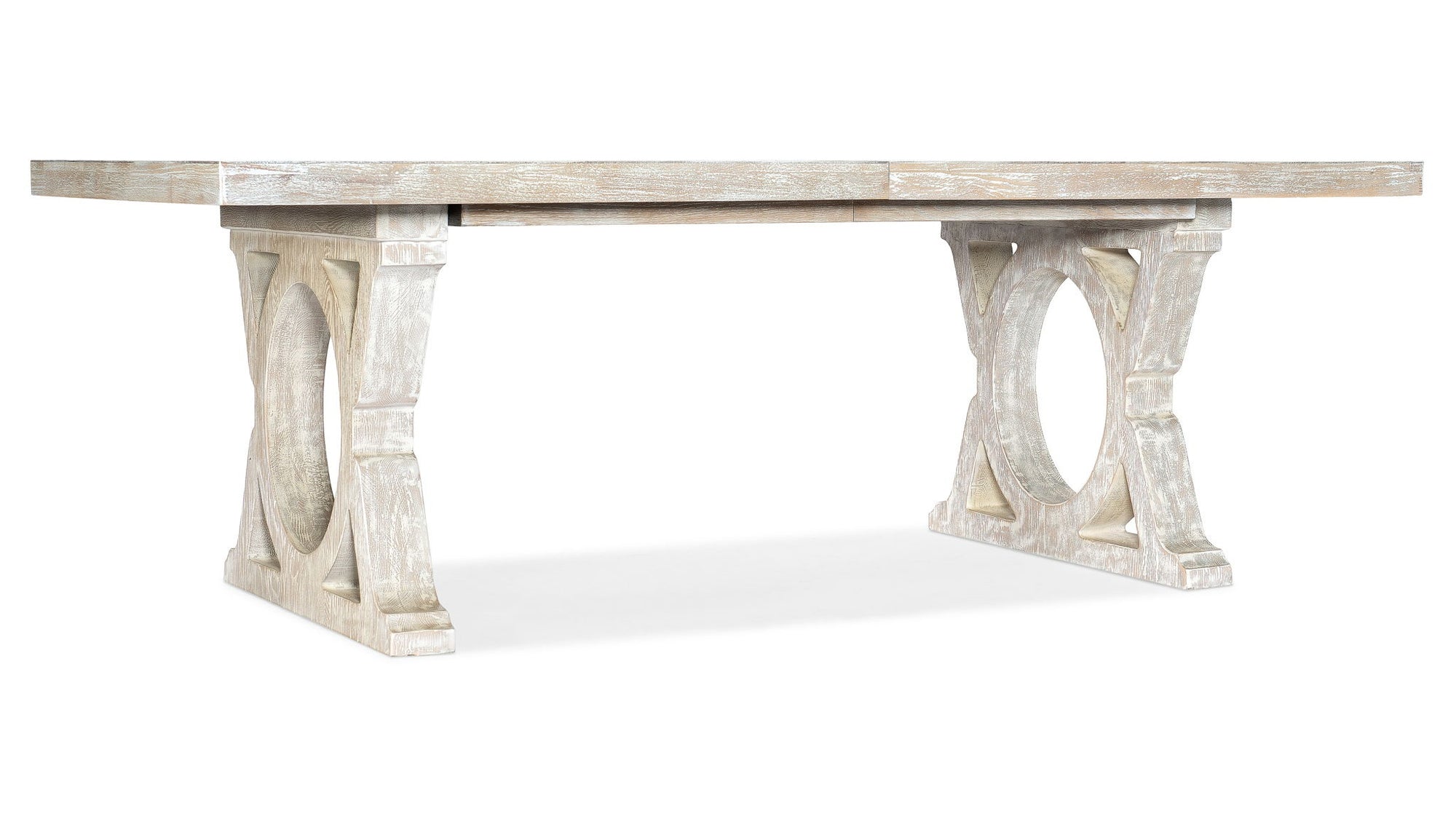 Serenity - Topsail Rectangle Dining Table With 2-18" Leaves - Beige