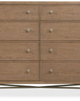 Sonnet - Eight-Drawer Dresser - Dark Gray