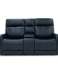 View - Power Reclining Loveseat With Console, Power Headrest & Lumbar