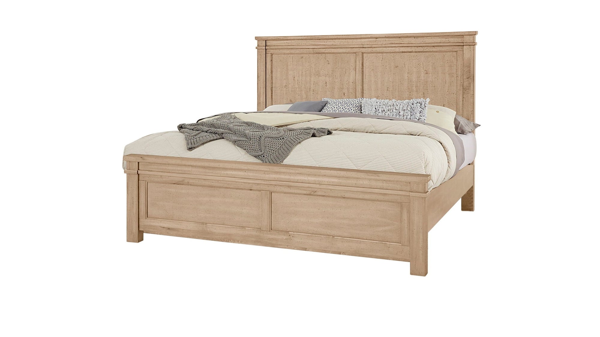 Cool Rustic - Mansion Bed - Clear Maple