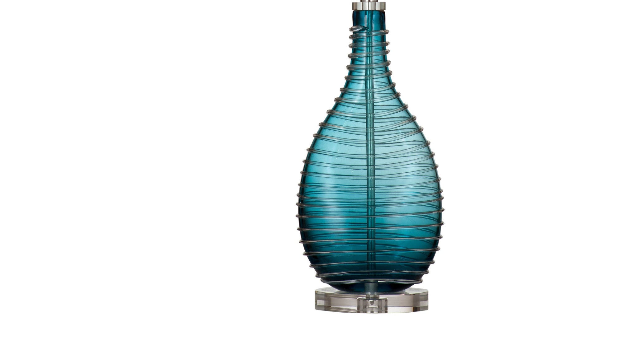 Andorra - Table Lamp - Blue / White