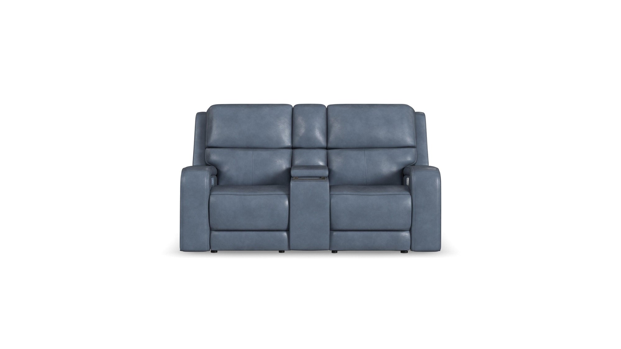Oasis - Power Reclining Loveseat With Console, Power Headrests, Lumbar, Heat & Massage