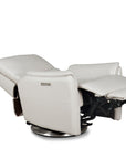 Salem - Swivel Recliner With Power Recline, Power Headrest, Power Lumbar, Layflat, 3" Footrest Extension