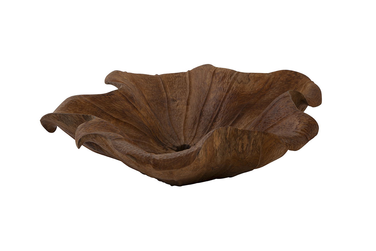 All Teak Bowl - Dark Brown