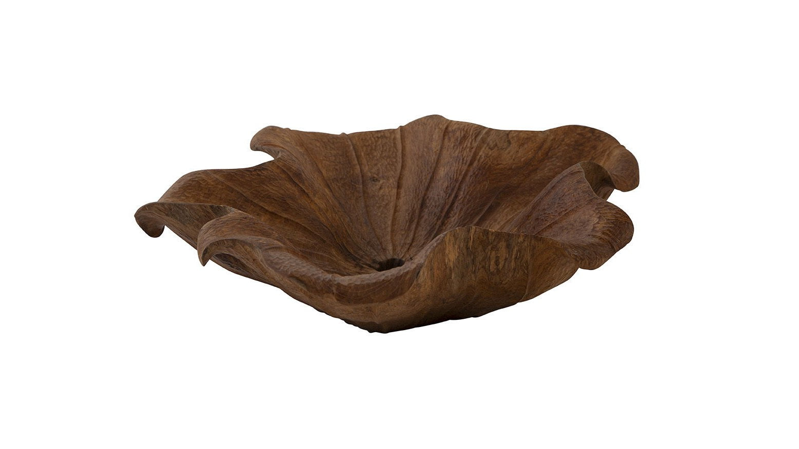 All Teak Bowl - Dark Brown