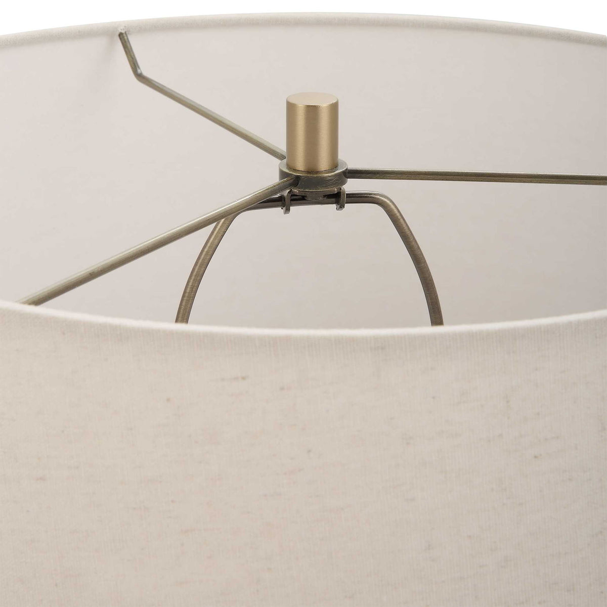 Lunia - Gray Glass Table Lamp