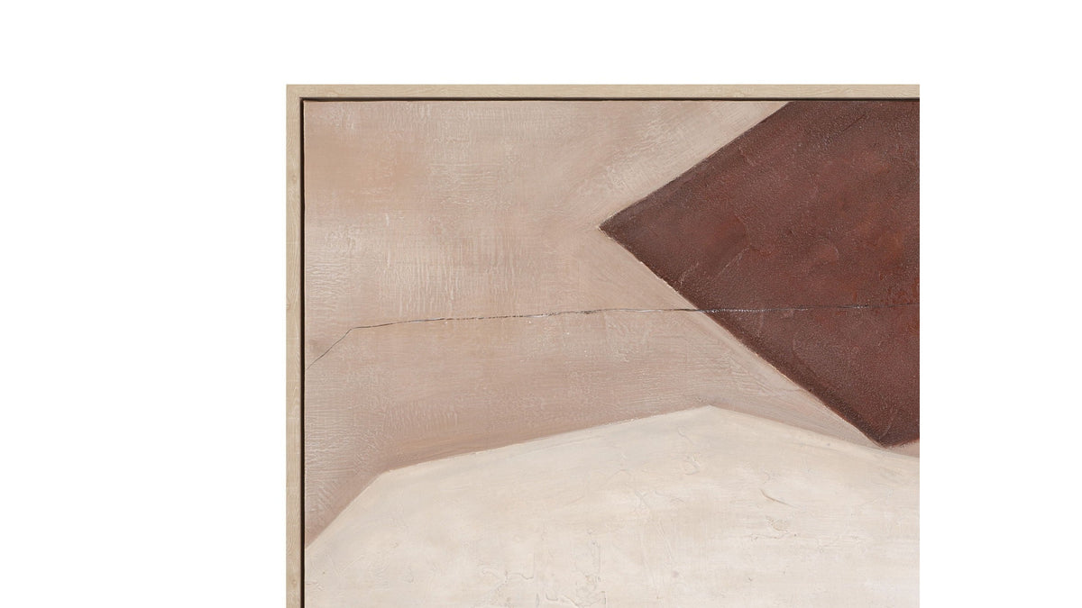 Leadline Framed Canvas - Brown