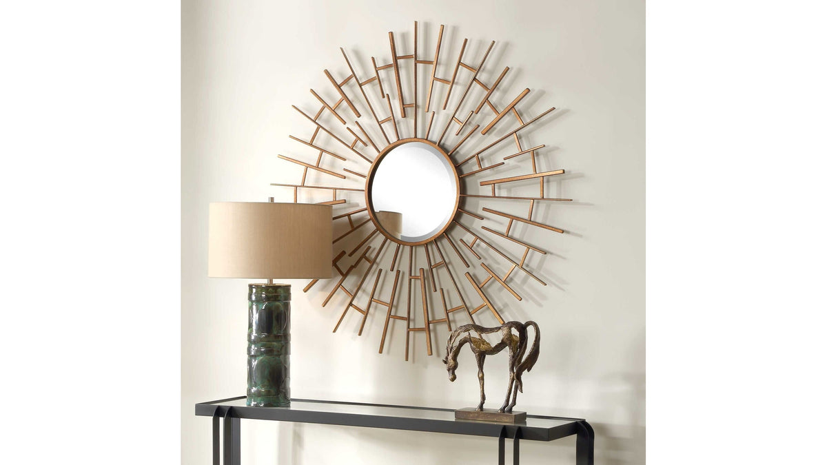 Tangled - Round Mirror - Bronze