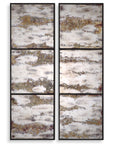 Rahila - Antiqued Mirror (Set of 2) - Black