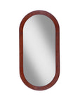 Homer - Oval Mirror - Dark Brown