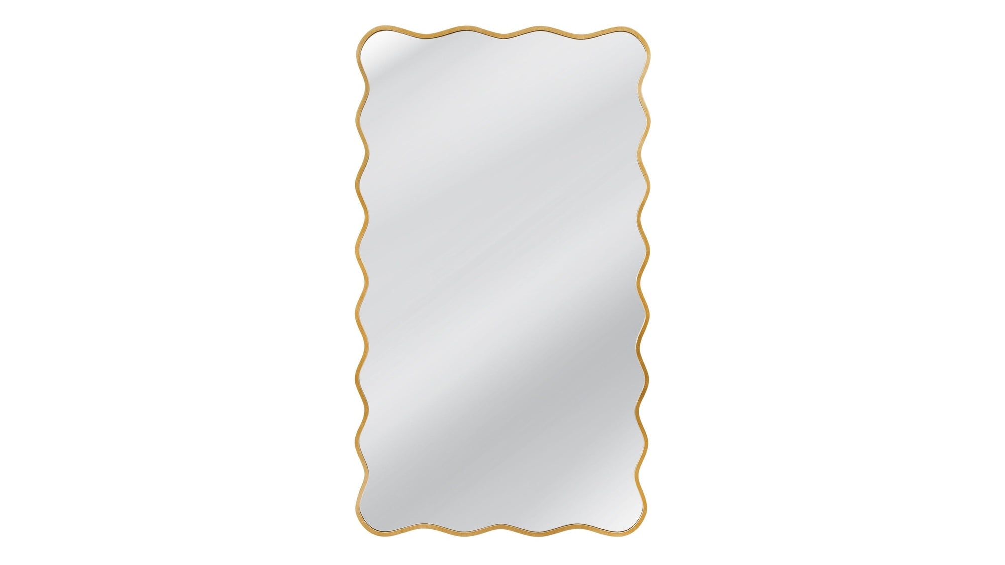 Freya - Floor Mirror - Antique Gold Leaf
