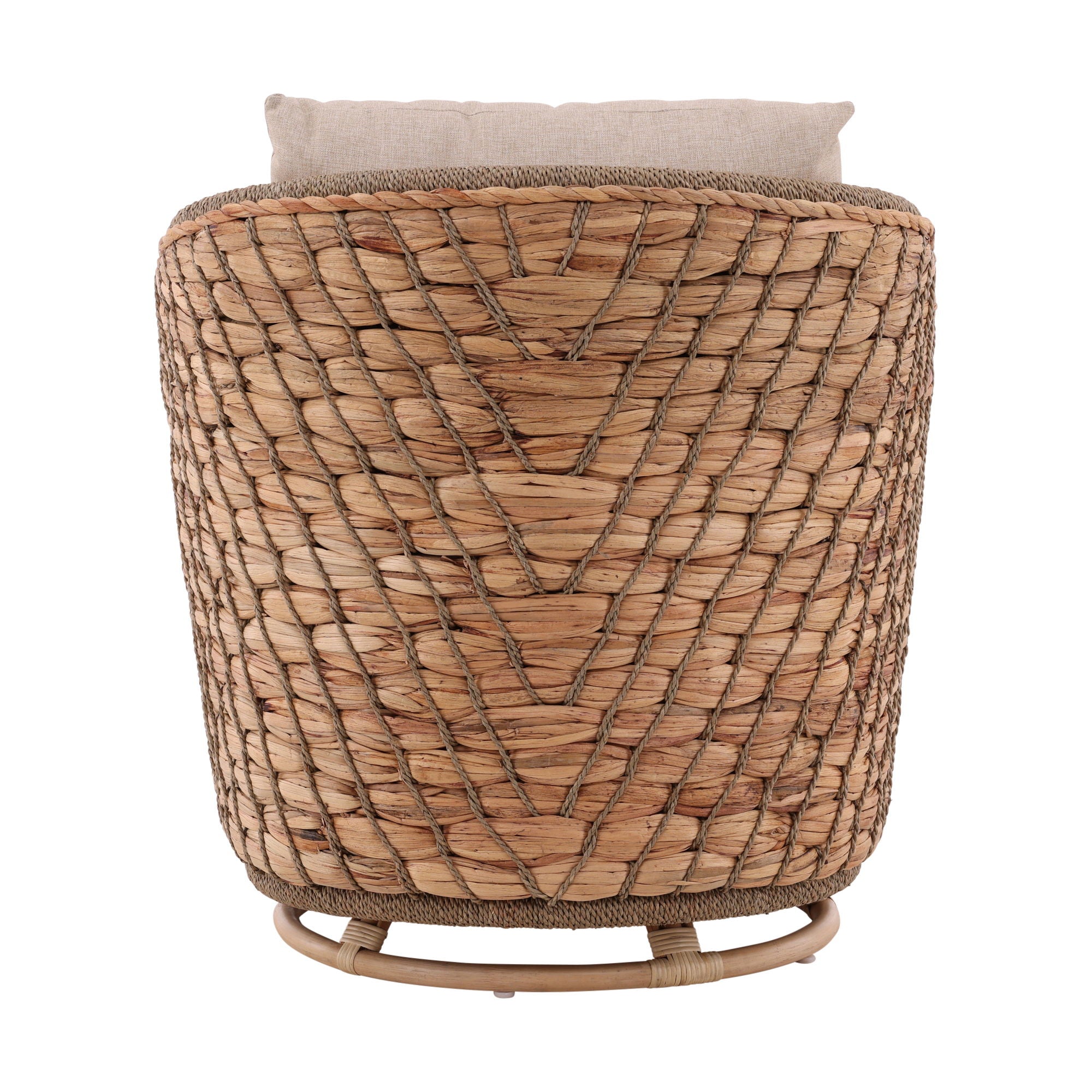 Bailey - Swivel Chair - Light Brown / Beige