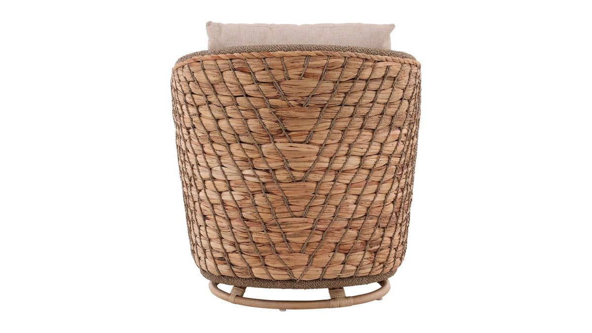 Bailey - Swivel Chair - Light Brown / Beige