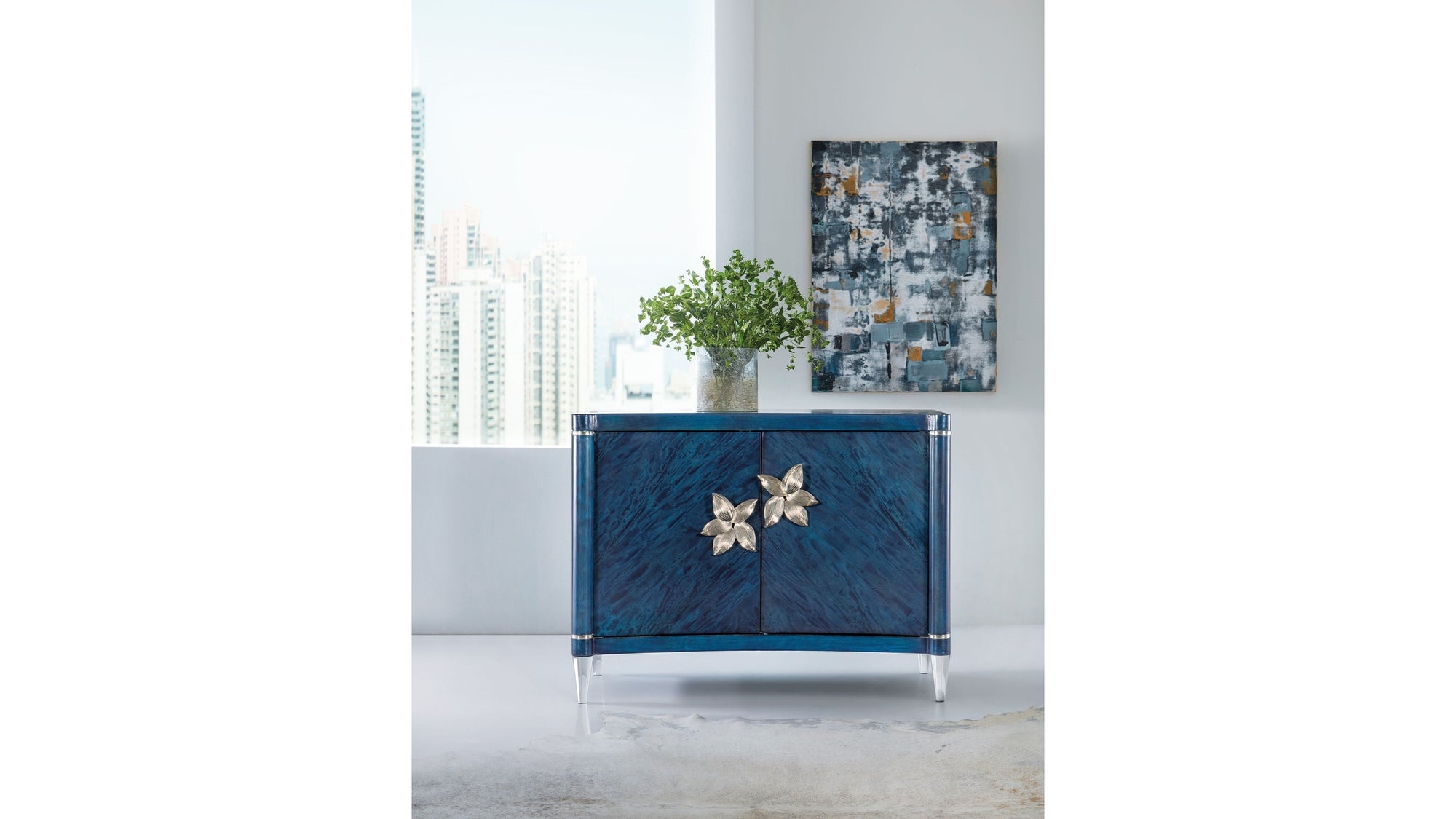 Melange - Sapphire Accent Chest - Blue