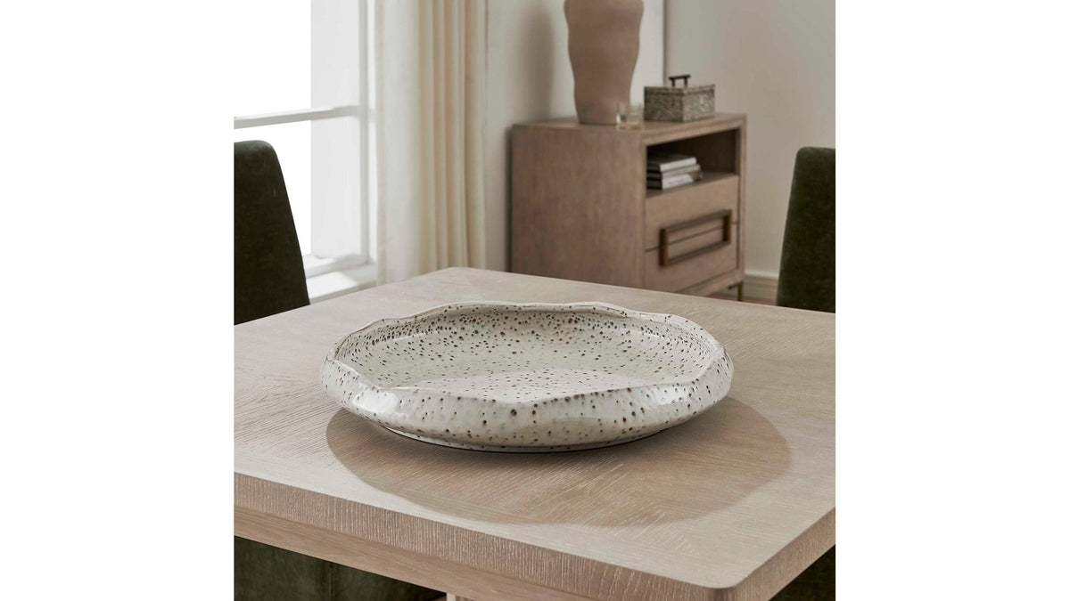Stardust Ripple - Indoor-Outdoor Bowl - White