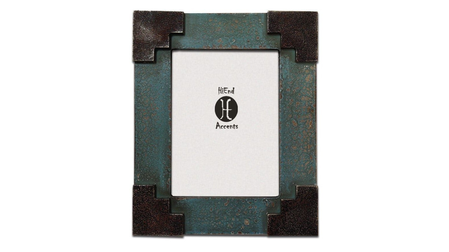 Picture Frame - Santa Fe Corner Southwest Picture Frame, 4 Per Carton - Turquoise