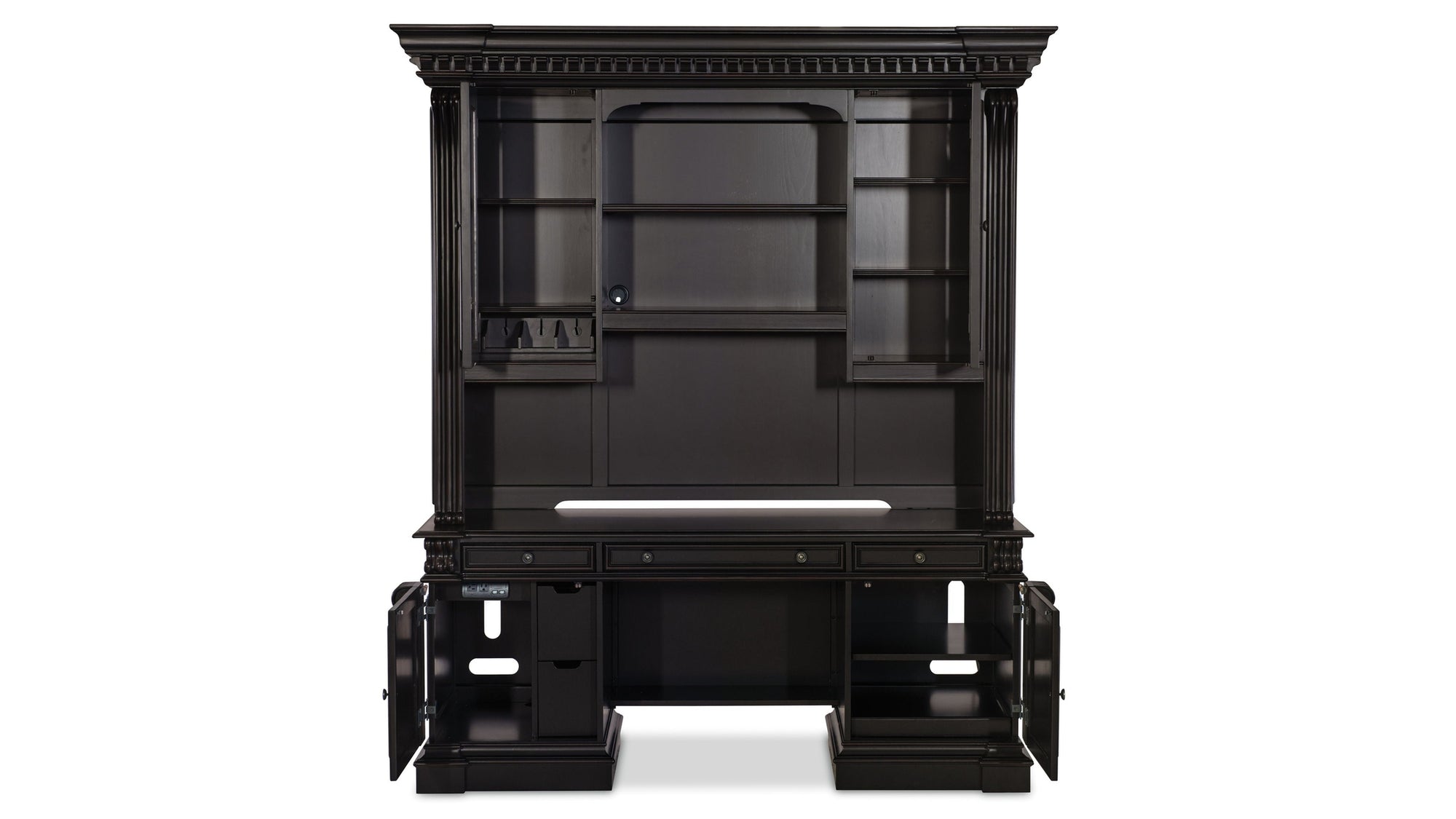 Telluride - Computer Credenza - Black