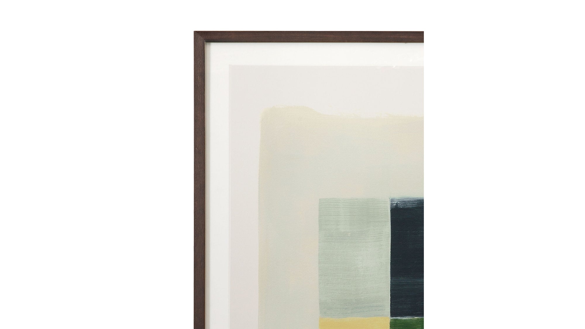 Sunny Patchwork I Framed Print - Gray