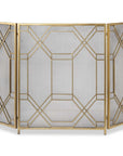 Rosen - Fireplace Screen - Gold